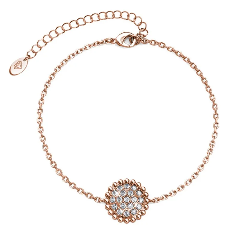 Daisini простой классический круглый браслет-цепочка с подвесками, украшенный кристаллами Сваровски, ювелирные аксессуары для женщин, подарки
Daisini простой классический круглый браслет-цепочка с подвесками, украшенный кристаллами Сваровски, ювелирные аксессуары для женщин, подарки