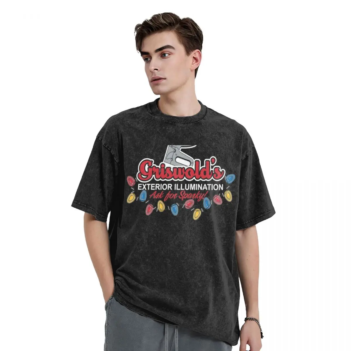 Griswold's Exterior Illumination T-Shirt oversized t shirt custom shirt vintage t shirts Men's t-shirt
Griswold's Exterior Illumination T-Shirt oversized t shirt custom shirt vintage t shirts Men's t-shirt