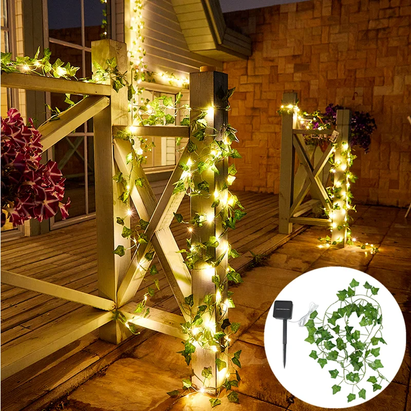 Solar Led Light Outdoor Fairy String Light 50/100 LED Leaf Garland Christmas Party Waterproof Solar Lights For Garden Decor Lamp
Solar Led Light Outdoor Fairy String Light 50/100 LED Leaf Garland Christmas Party Waterproof Solar Lights For Garden Decor Lamp