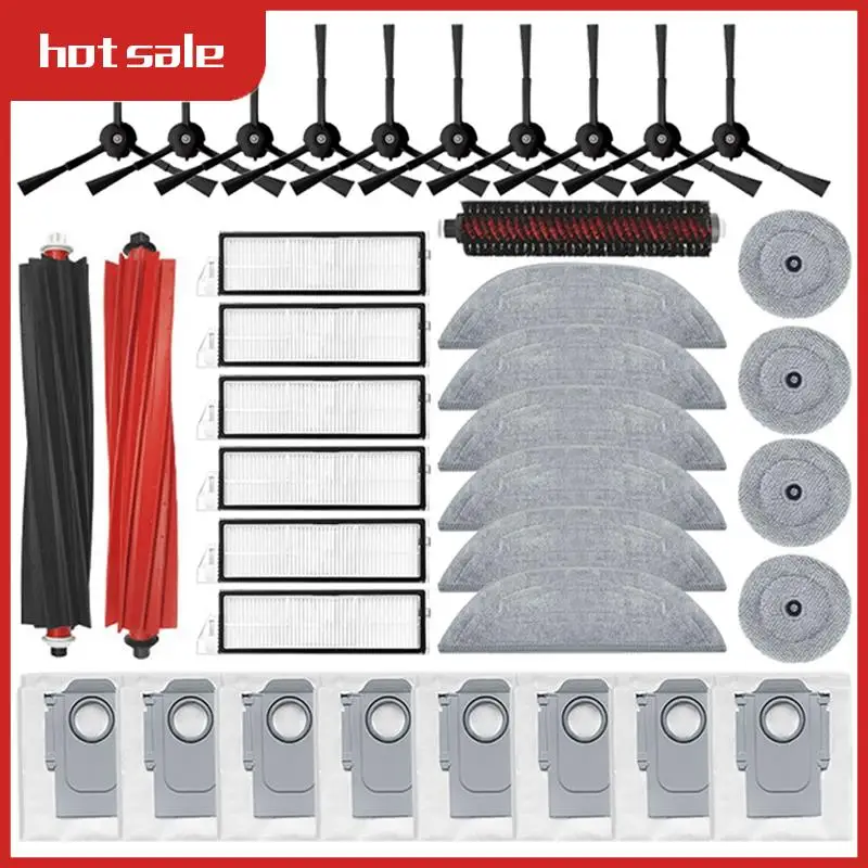 A52I-For Roborock S8 Maxv Ultra, S8 Max Ultra Replacement Parts Accessories Roller Side Brush Hepa Filter Mop Cloth Dust Bag
A52I-For Roborock S8 Maxv Ultra, S8 Max Ultra Replacement Parts Accessories Roller Side Brush Hepa Filter Mop Cloth Dust Bag