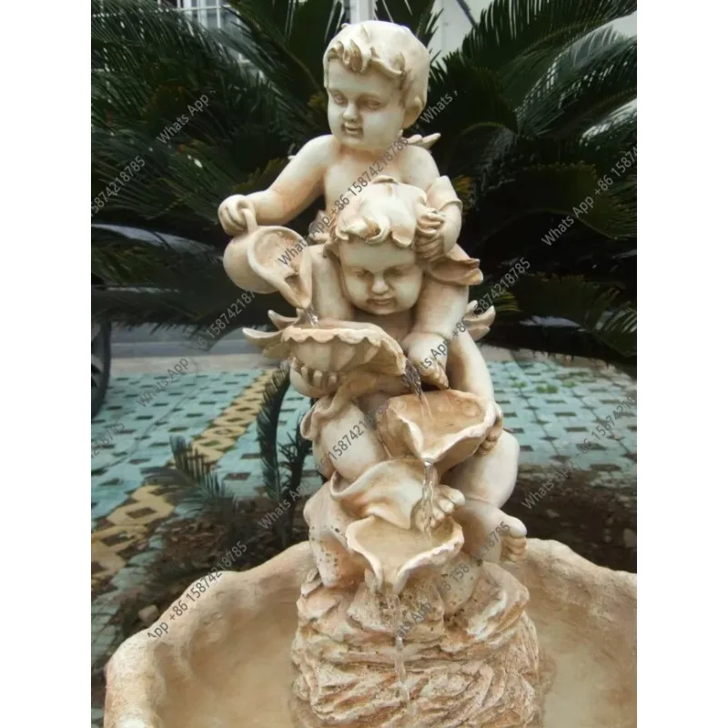 X30 European Character Running Water Fountain Wedding Decoration Living Room Sculpture Floor Fish Pond Courtyard Creative
X30 European Character Running Water Fountain Wedding Decoration Living Room Sculpture Floor Fish Pond Courtyard Creative