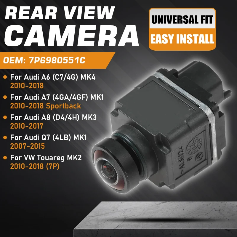 7P6980551C Car Reverse Rear View Camera For Volkswagen Touareg 7P MK2 Backup Camera Audi A6 C7 A7 A8 2010-2018 Audi Q7 2007-2015
7P6980551C Car Reverse Rear View Camera For Volkswagen Touareg 7P MK2 Backup Camera Audi A6 C7 A7 A8 2010-2018 Audi Q7 2007-2015