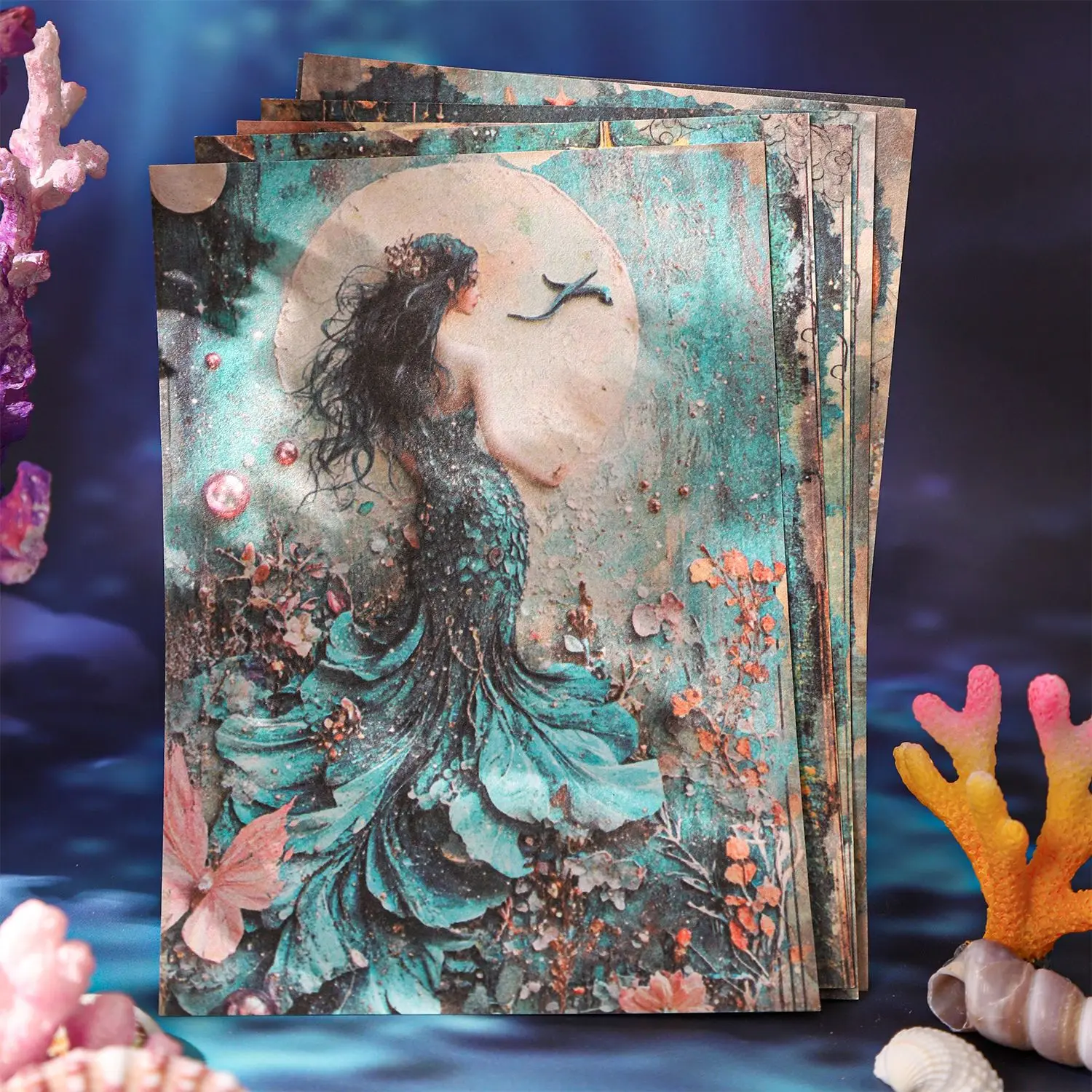 30pcs/lot Memo Pads Material Paper Mermaid Diary Journal Scrapbooking paper Card Background Decoration Paper
30pcs/lot Memo Pads Material Paper Mermaid Diary Journal Scrapbooking paper Card Background Decoration Paper