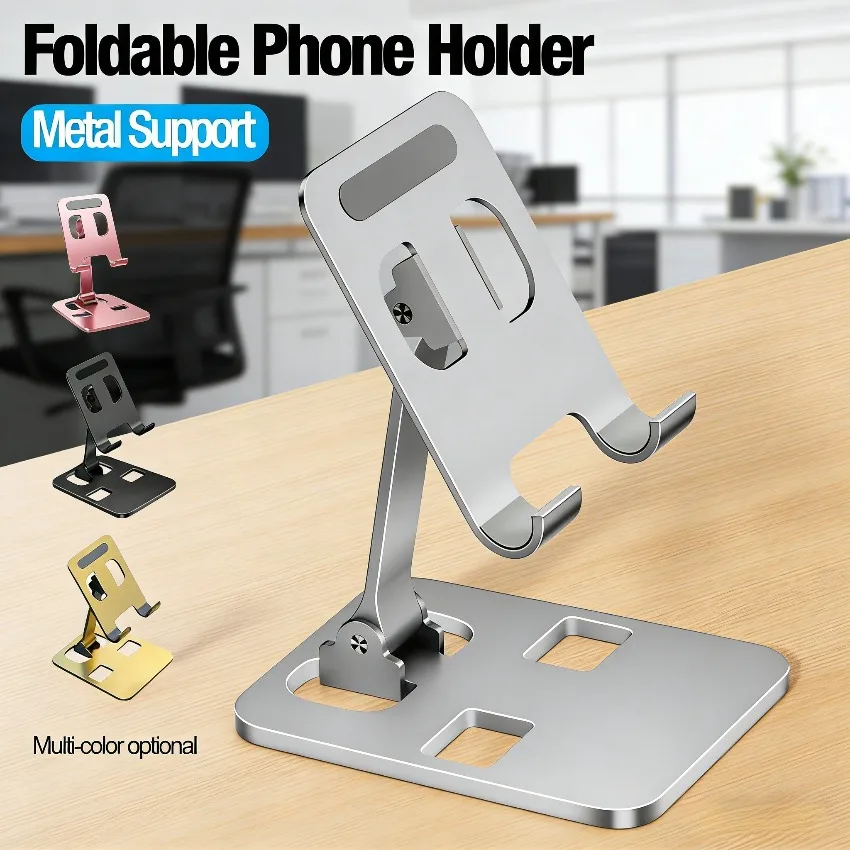 Foldable Aluminum Alloy Phone Tablet Stand Portable Universal Adjustable Desk Holder for Live Streaming Lazy Watching
Foldable Aluminum Alloy Phone Tablet Stand Portable Universal Adjustable Desk Holder for Live Streaming Lazy Watching