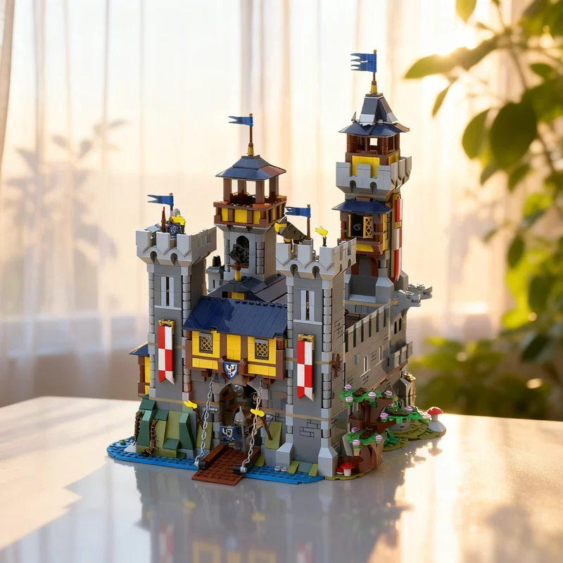 2570pcs MOC Medieval Castle II Mod Combining Two Creator 3 1 Model Building blocks Architecture toy Christmas gifts Brick Kids
2570pcs MOC Medieval Castle II Mod Combining Two Creator 3 1 Model Building blocks Architecture toy Christmas gifts Brick Kids