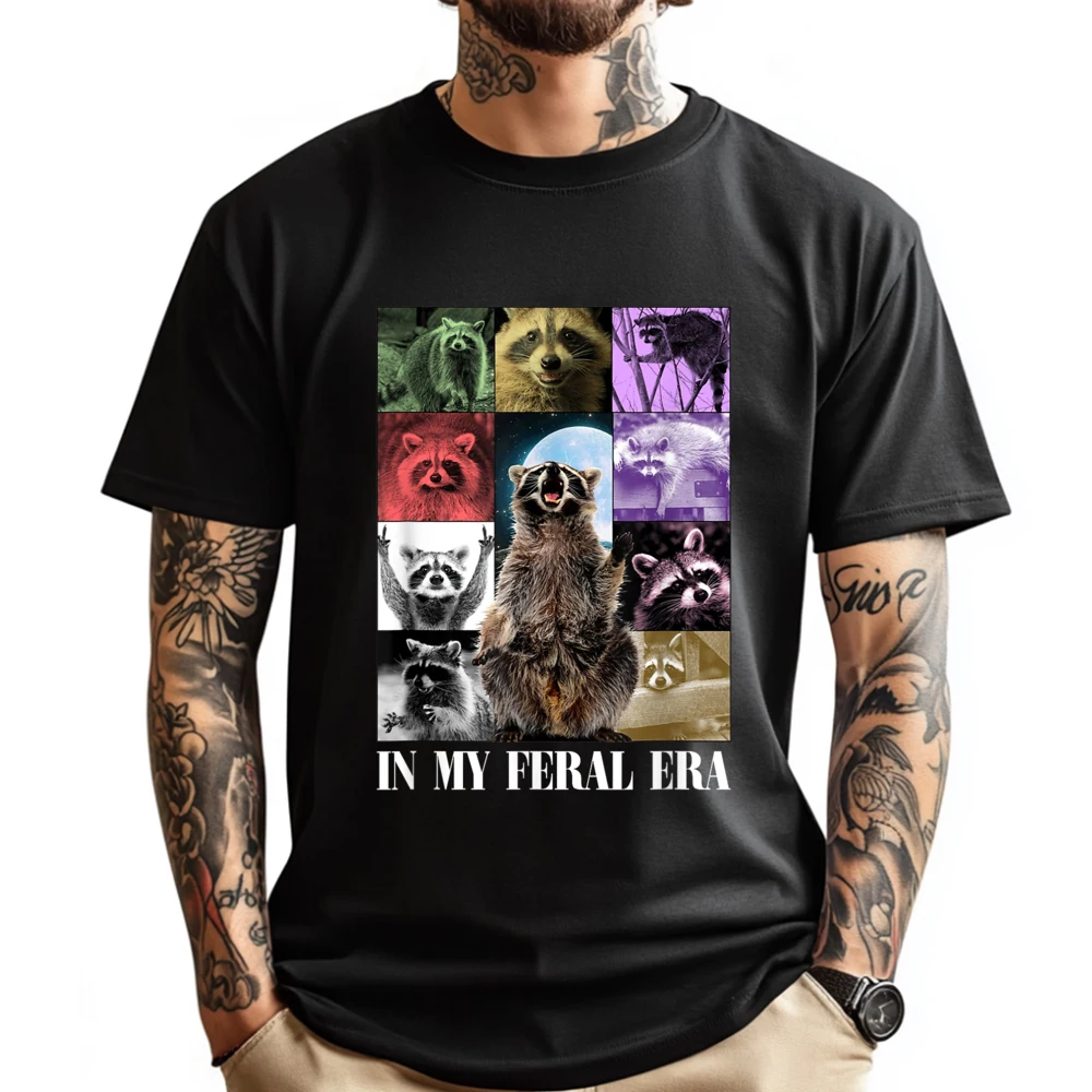 In My Feral Era Awesome Raccoon Funny Raccoon Cringy Meme Men T Shirts High Quality Men's Clothing Gothic Style
In My Feral Era Awesome Raccoon Funny Raccoon Cringy Meme Men T Shirts High Quality Men's Clothing Gothic Style