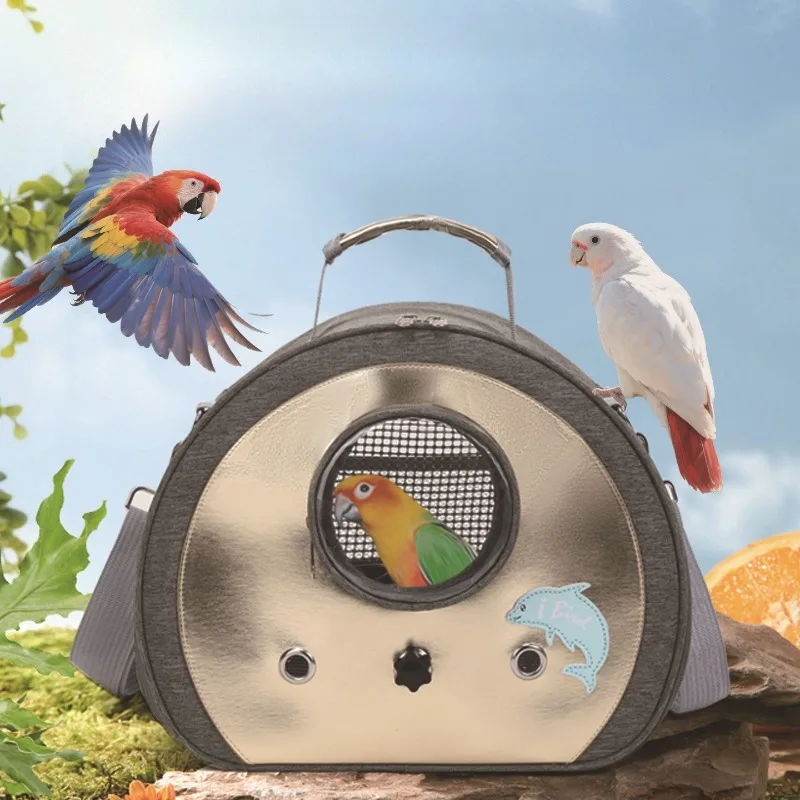 Portable Bird Travel Carrier Backpack Breathable Transparent Window Adjustable Strap Foldable Pet Bag for Parakeet Conure Budgie
Portable Bird Travel Carrier Backpack Breathable Transparent Window Adjustable Strap Foldable Pet Bag for Parakeet Conure Budgie