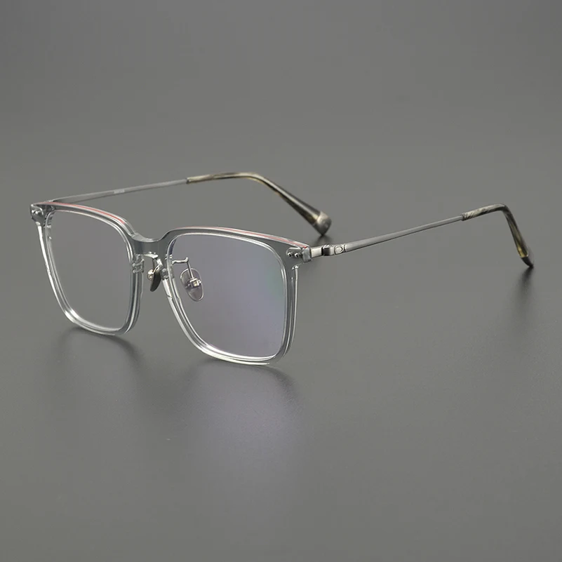 Large frame big face frame pure titanium square frame, Japanese handmade plate glasses men, wide face casual and
Large frame big face frame pure titanium square frame, Japanese handmade plate glasses men, wide face casual and