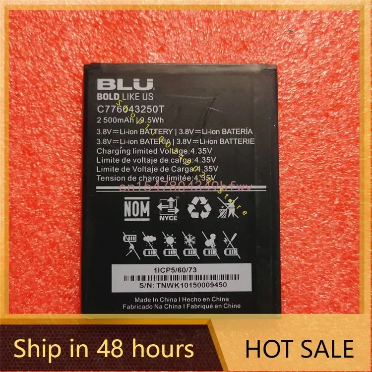 Новый аккумулятор BLU для телефона 2500 мАч для BLU Grand 5.5 HD G030U C 776043250 Т-аккумулятор
Новый аккумулятор BLU для телефона 2500 мАч для BLU Grand 5.5 HD G030U C 776043250 Т-аккумулятор
