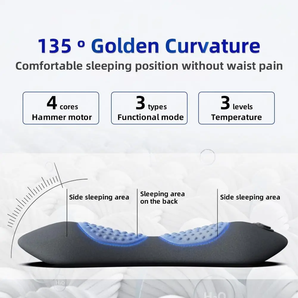 3 in 1 Back Massager, Lumbar Support Pillow, Triple Fusion Back Massager for Pain Relief Deep Tissue
3 in 1 Back Massager, Lumbar Support Pillow, Triple Fusion Back Massager for Pain Relief Deep Tissue