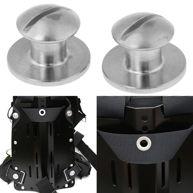 2Pcs Scubas Diving Backplate Mounting Screw, M7x10mm Stainless Steel Scubas Diving Equipment Backplate Screws for Diving 
2Pcs Scubas Diving Backplate Mounting Screw, M7x10mm Stainless Steel Scubas Diving Equipment Backplate Screws for Diving