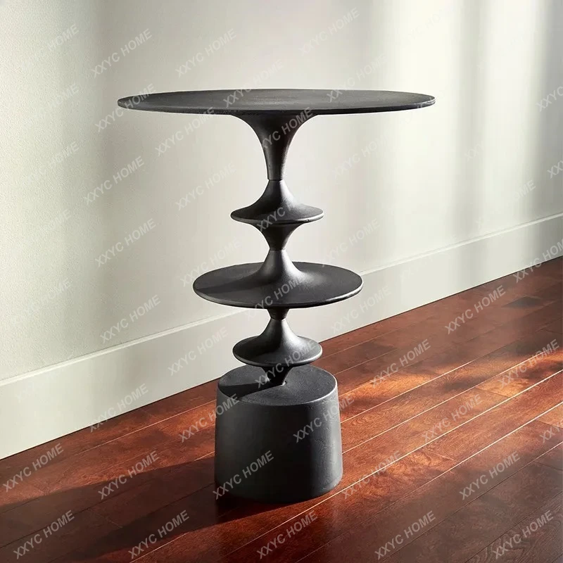 Modern simple sofa side table mini round tea table bedside side cabinet creative corner table
Modern simple sofa side table mini round tea table bedside side cabinet creative corner table