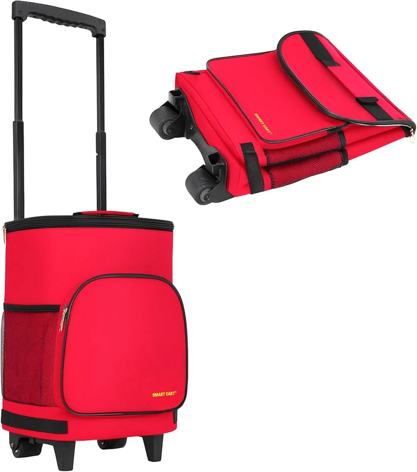 Ultra Compact Insulated Cooler Cart, Red - Collapsible Rolling Tote for Beach, BBQ, Tailgate, 36 Can Capacity
Ultra Compact Insulated Cooler Cart, Red - Collapsible Rolling Tote for Beach, BBQ, Tailgate, 36 Can Capacity