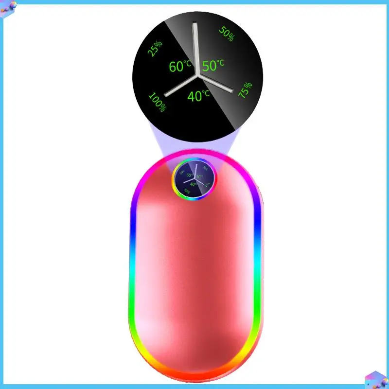 A43T 10000Mah USB Rechargeable Electric Hand Warmer Winter Double-Side Heating Mini Long-Life Pocket Power Bank 4 In 1
A43T 10000Mah USB Rechargeable Electric Hand Warmer Winter Double-Side Heating Mini Long-Life Pocket Power Bank 4 In 1