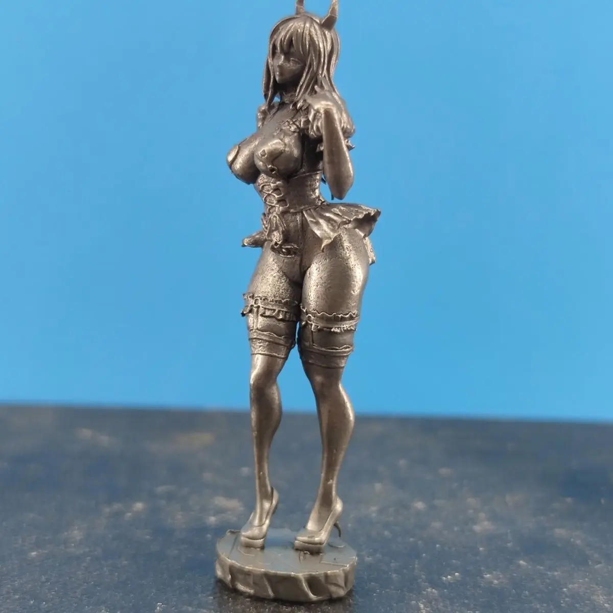 Solid Copper 3D Anime Maid Figure with High-Detail Finish, Elegant Desktop Sculpture for Office, Shelf, or Home Bar Decor
Solid Copper 3D Anime Maid Figure with High-Detail Finish, Elegant Desktop Sculpture for Office, Shelf, or Home Bar Decor