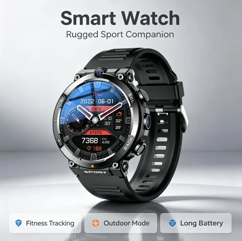 4G Android Business Smart Watch Dual HD Cameras Bluetooth Call Built-in GPS Positioning For Men Women
4G Android Business Smart Watch Dual HD Cameras Bluetooth Call Built-in GPS Positioning For Men Women