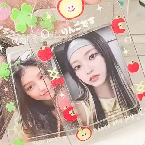 Kawaii 3 Inch Kpop Idol Photocard Holder Display PVC Clear Photo Card Protective Cover Bag Pendant School Stationery
Kawaii 3 Inch Kpop Idol Photocard Holder Display PVC Clear Photo Card Protective Cover Bag Pendant School Stationery