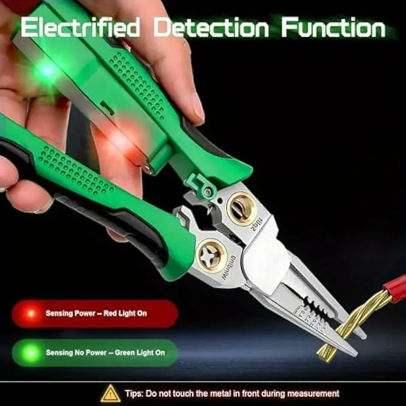 Multifunction 8 in 1 Wire Stripping Pliers Electrician Tool for Cable Cutting Splitting Repair
Multifunction 8 in 1 Wire Stripping Pliers Electrician Tool for Cable Cutting Splitting Repair