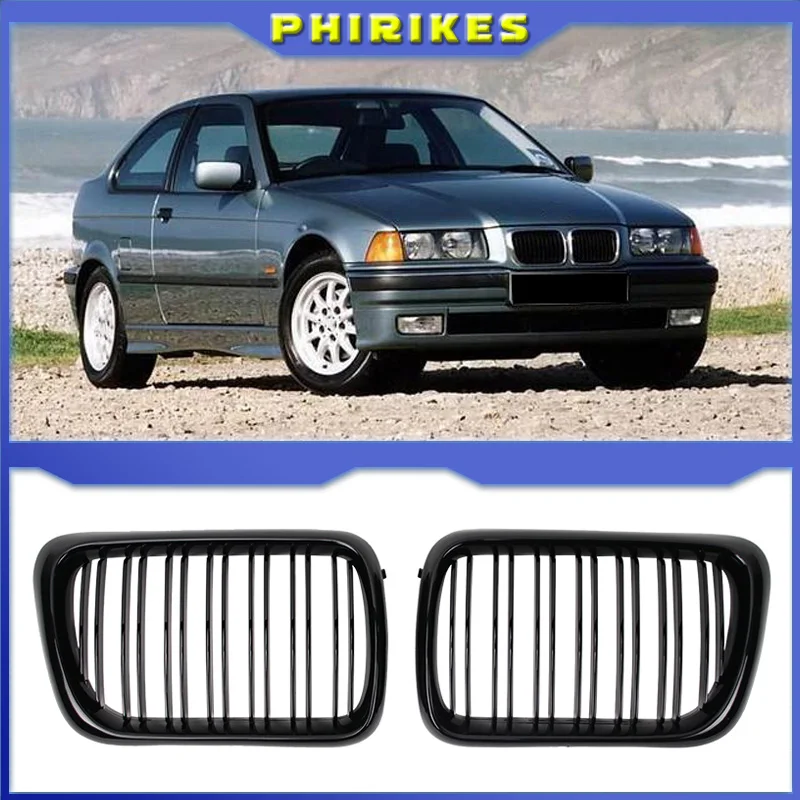 2-piece double-line style front grille for BMW E36 LCI 1997-1999 M3 double-bar upper grille
2-piece double-line style front grille for BMW E36 LCI 1997-1999 M3 double-bar upper grille