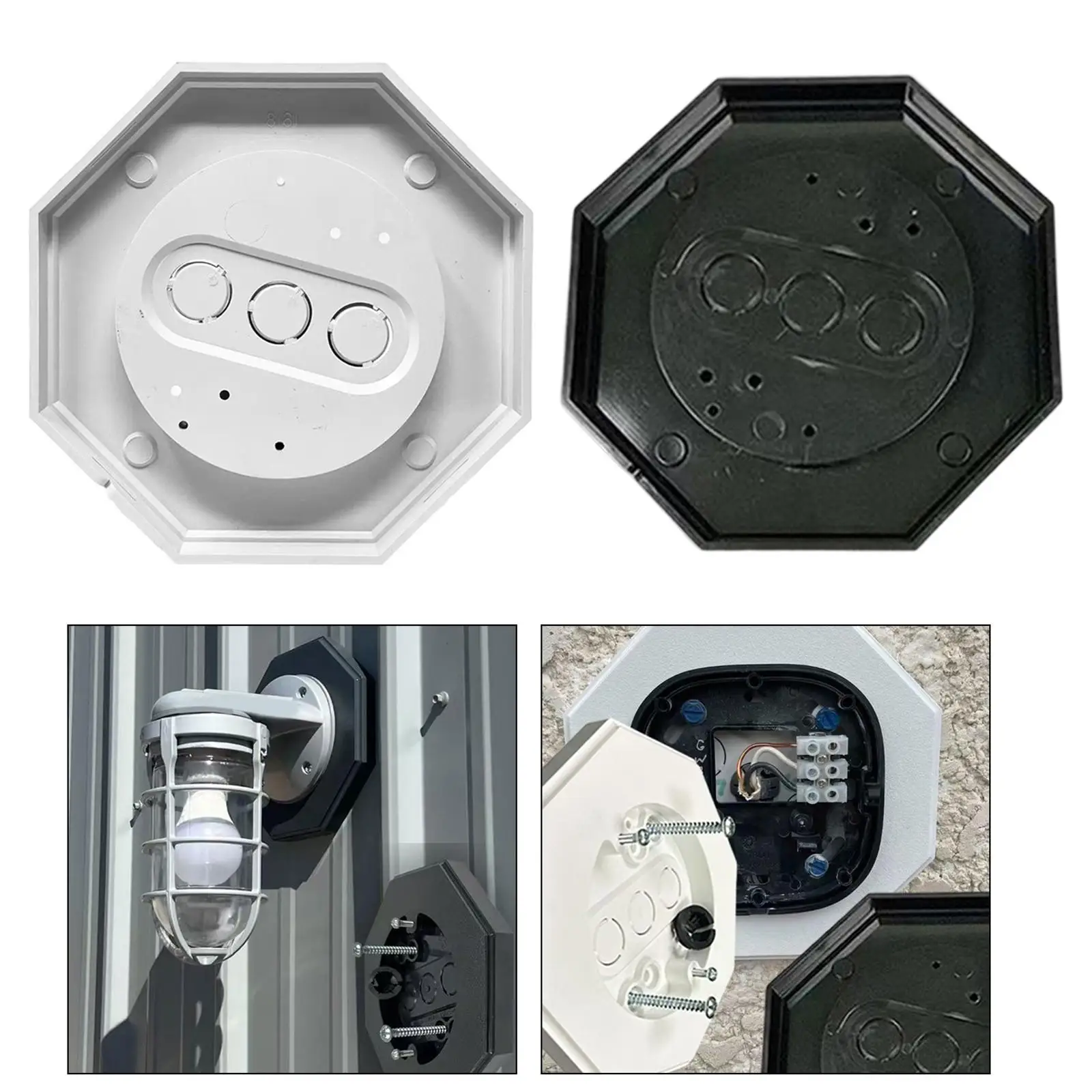 8161-5 Siding Lamp Octagon Mounting Kit Siding Mount Blocks Multipurpose Sturdy Outside for Park Driveway Garden Home Walkway
8161-5 Siding Lamp Octagon Mounting Kit Siding Mount Blocks Multipurpose Sturdy Outside for Park Driveway Garden Home Walkway
