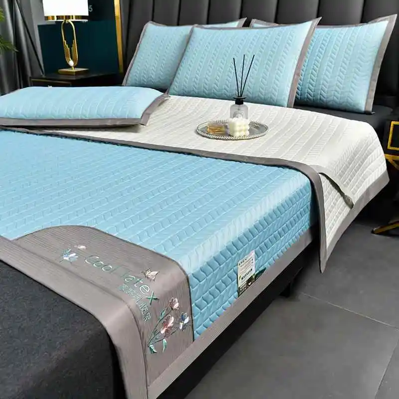 New 2025 Embroidered Cool Feeling Silk Latex Cooling Mat Bed Canopy Style Stackable Air Conditioned Breathable Natural Latex ...
New 2025 Embroidered Cool Feeling Silk Latex Cooling Mat Bed Canopy Style Stackable Air Conditioned Breathable Natural Latex ...