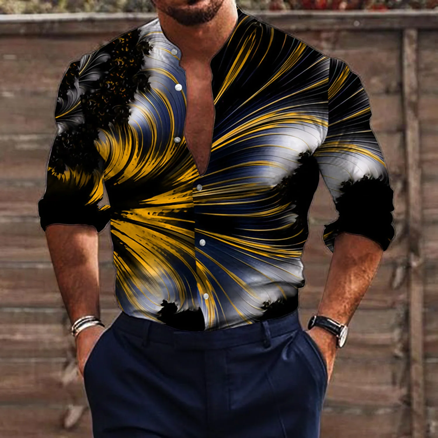 Hawaiian Personality Shirt For Men 3d Print Graffiti Long Sleeve Blouse Beach Vacation Camisa Oversized Tops Tees Shirt Autumn
Hawaiian Personality Shirt For Men 3d Print Graffiti Long Sleeve Blouse Beach Vacation Camisa Oversized Tops Tees Shirt Autumn