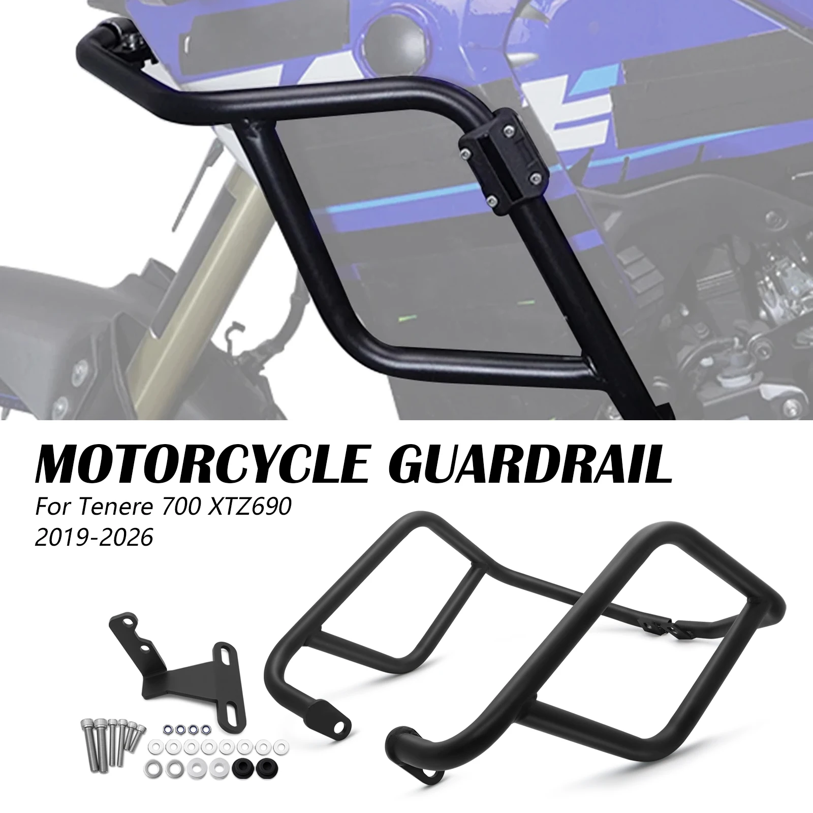 Motorcycle Highway Bumper Frame Protection Engine Guard Crash Bars For Yamaha Tenere 700 2026 XTZ690 2025 Tenere700 T700 2019-26
Motorcycle Highway Bumper Frame Protection Engine Guard Crash Bars For Yamaha Tenere 700 2026 XTZ690 2025 Tenere700 T700 2019-26