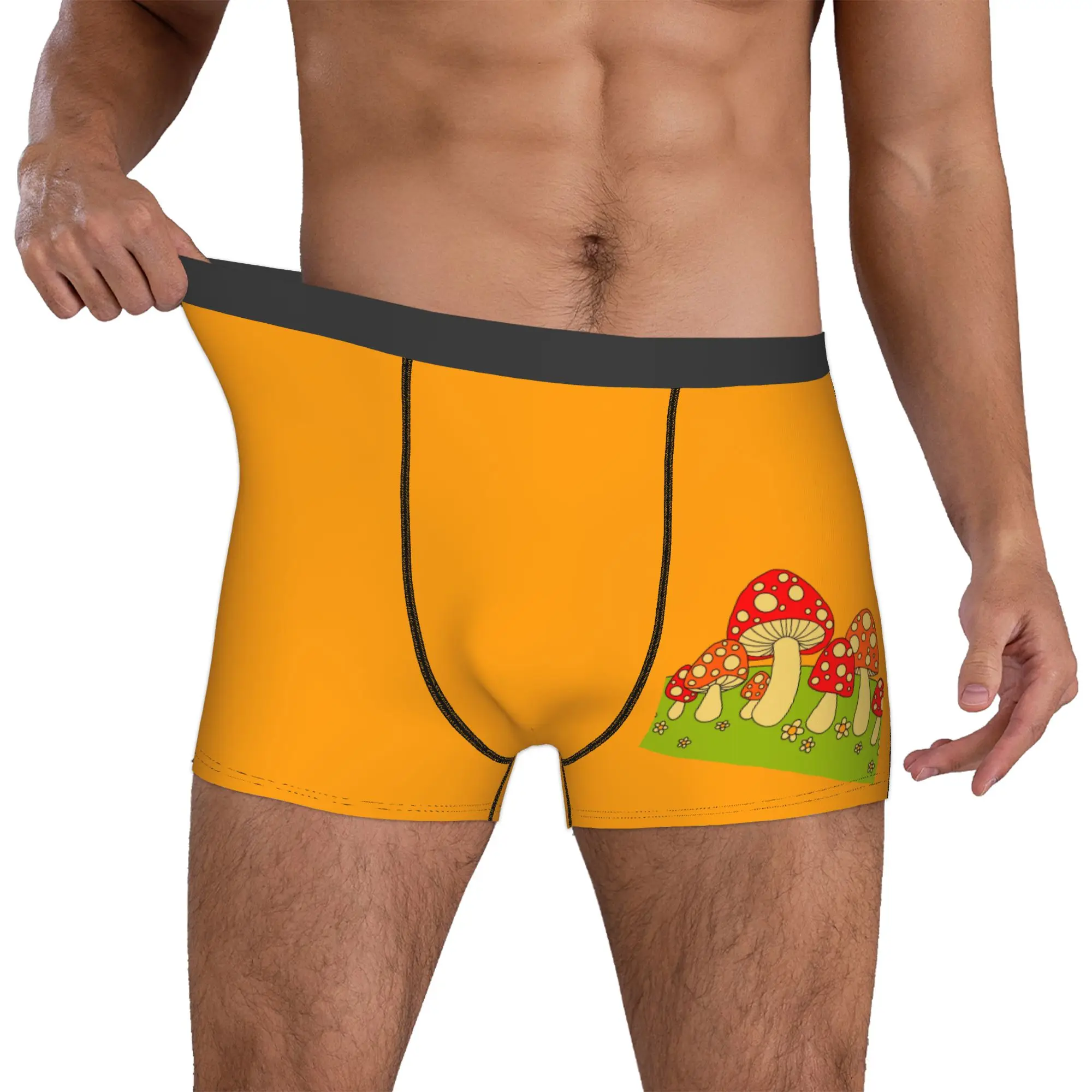 Custom Magic Mushrooms Cartoon Pattern Boxers Shorts Mens Psychedelic Psilocybin Fungi Briefs Underwear Novelty Underpants
Custom Magic Mushrooms Cartoon Pattern Boxers Shorts Mens Psychedelic Psilocybin Fungi Briefs Underwear Novelty Underpants