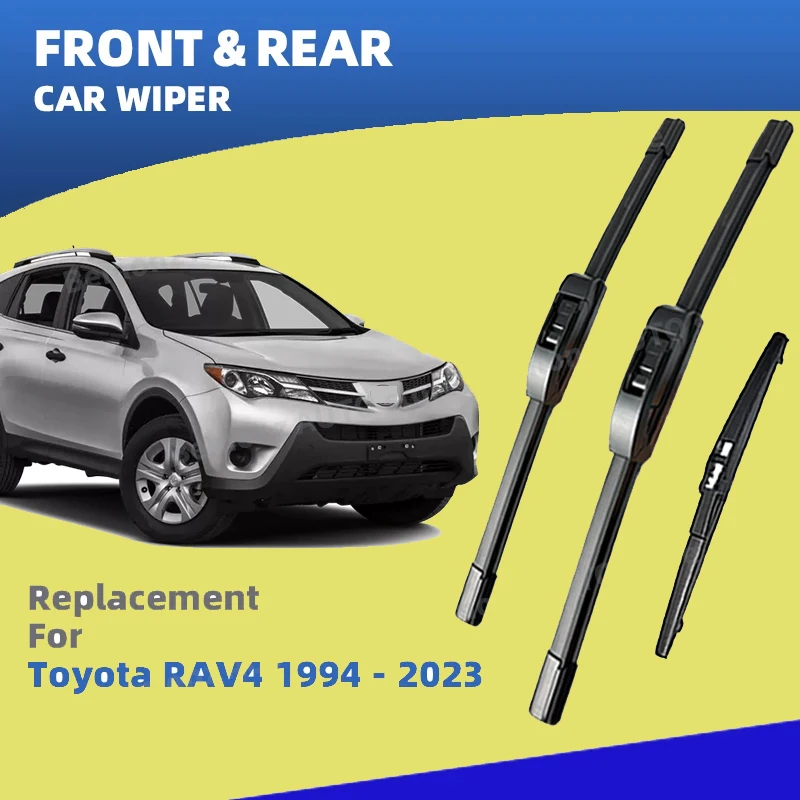 LHD Front Rear Windshield Wiper Blade For Toyota RAV4 XA10 XA20 XA30 XA40 XA50 1994 - 2023 Windscreen Window Brushes Accessories
LHD Front Rear Windshield Wiper Blade For Toyota RAV4 XA10 XA20 XA30 XA40 XA50 1994 - 2023 Windscreen Window Brushes Accessories