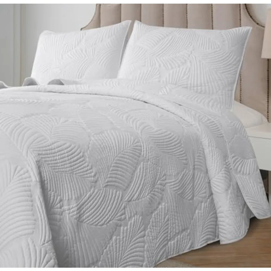 Quilt Queen Size - All-Season Comfort with High-Relief Texture Brushed Fabric Comforter and Bed Cover 3-Piece Set: 1 Quilt 90"x
Quilt Queen Size - All-Season Comfort with High-Relief Texture Brushed Fabric Comforter and Bed Cover 3-Piece Set: 1 Quilt 90"x