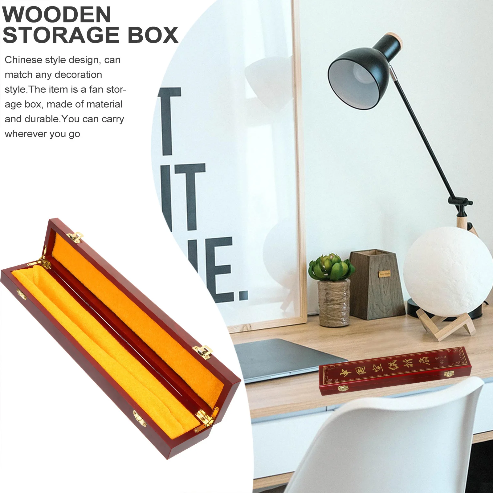 Chinese Style Wooden Folding Fan Storage Box Exquisite Decorative Tassel Fan Holder Multipurpose Organizer for Home Office
Chinese Style Wooden Folding Fan Storage Box Exquisite Decorative Tassel Fan Holder Multipurpose Organizer for Home Office