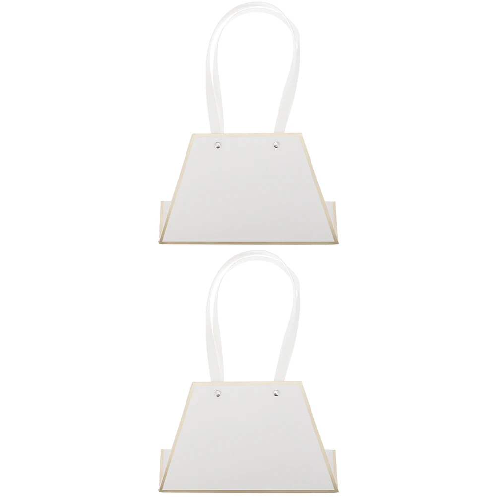 2 Pcs Flower Gift Bag Bouquet Wrap Paper Bags Pvc Arrangement Accessories Holder Floral Sleeves Plants Gifts Packaging Trapezoid
2 Pcs Flower Gift Bag Bouquet Wrap Paper Bags Pvc Arrangement Accessories Holder Floral Sleeves Plants Gifts Packaging Trapezoid