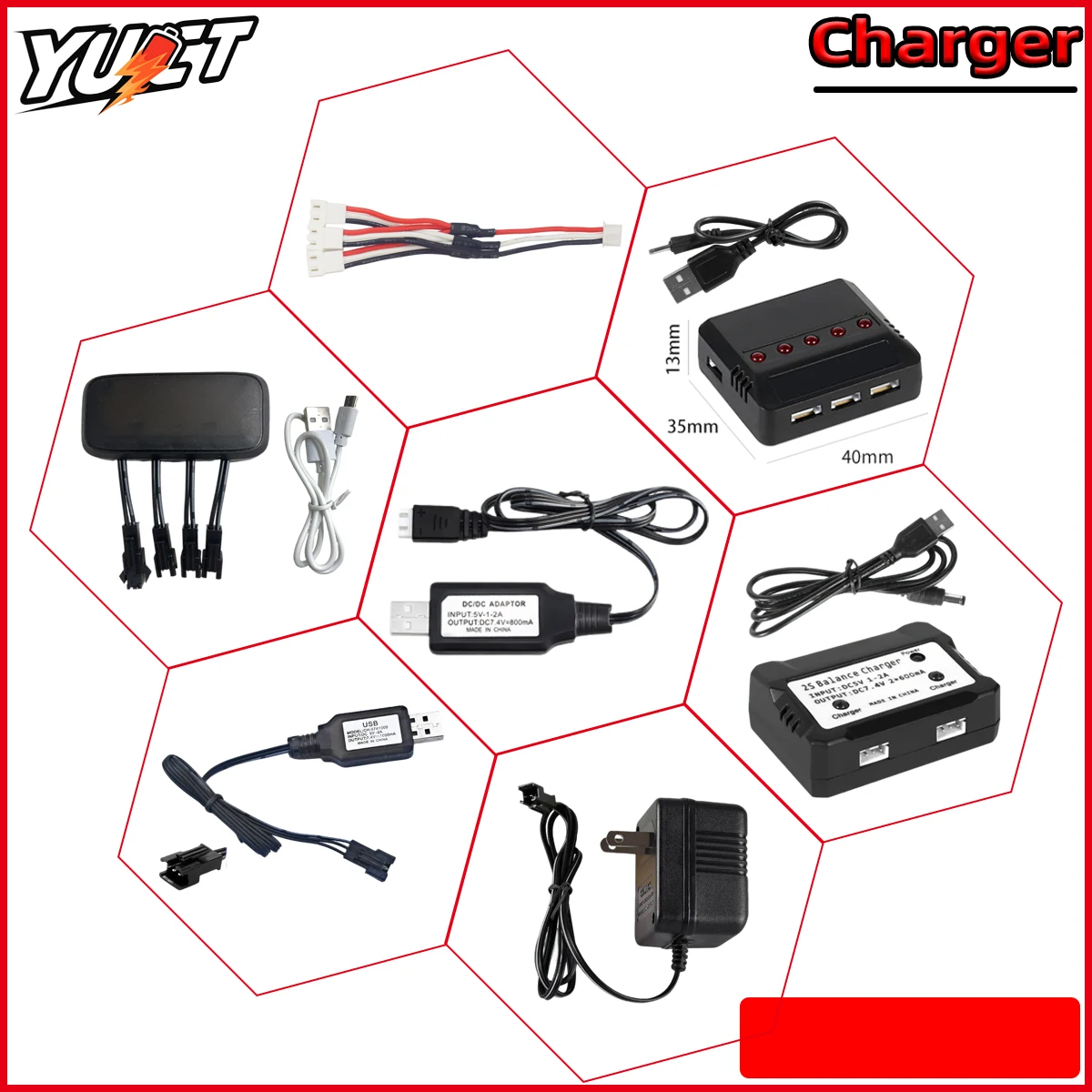 Lipo Battery 2S 7.4V USB Charger Cable 1S 3.7V MX2.0 SM-2P SM-3P For WLtoys Hubsan JJRC RC Boat Car Drone Helicopter parts
Lipo Battery 2S 7.4V USB Charger Cable 1S 3.7V MX2.0 SM-2P SM-3P For WLtoys Hubsan JJRC RC Boat Car Drone Helicopter parts