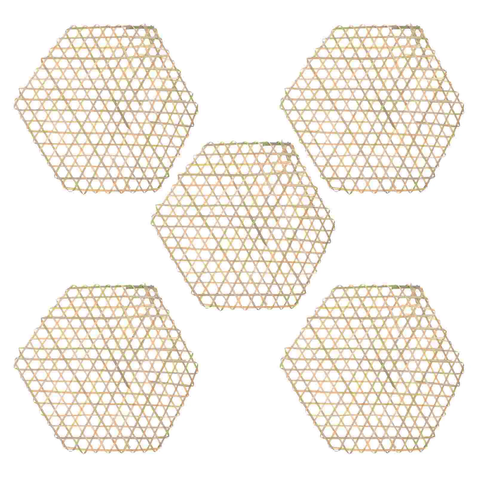 5 Pcs Bamboo Steaming Mat Woven Craft Mesh Cooking Liners Mats Anti-heat Pot Steamer Natural
5 Pcs Bamboo Steaming Mat Woven Craft Mesh Cooking Liners Mats Anti-heat Pot Steamer Natural