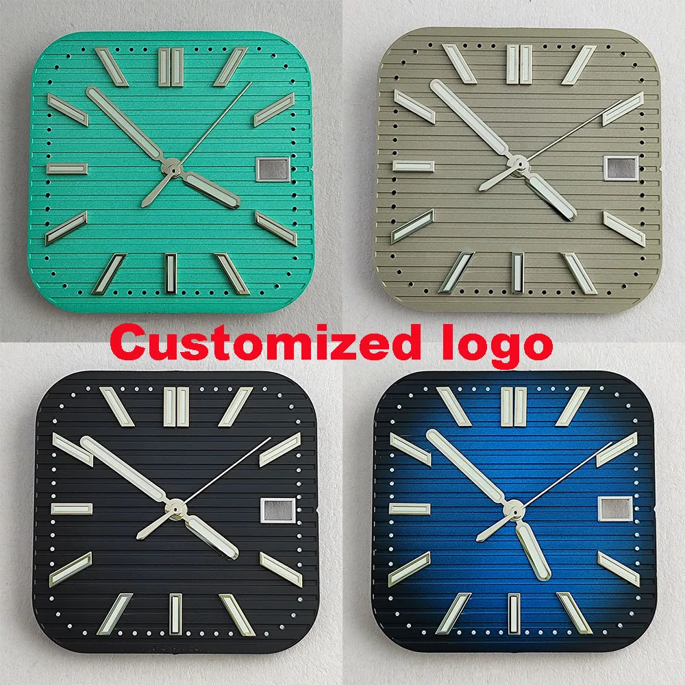 NH35 watch dial 29.5mm square dial NH35 pointer green luminous suitable for NH35 movement watch dial pointer accessories
NH35 watch dial 29.5mm square dial NH35 pointer green luminous suitable for NH35 movement watch dial pointer accessories