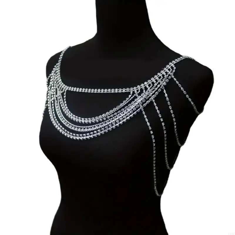 195C Rhinestones Multiayer Bridal Shawl Shoulder Chain Wedding Party Decoration for Wedding Photography & Occasion Attires
195C Rhinestones Multiayer Bridal Shawl Shoulder Chain Wedding Party Decoration for Wedding Photography & Occasion Attires