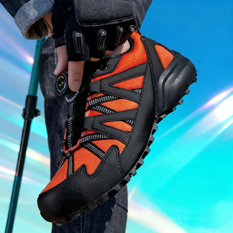 New Arrival Mens Hiking Shoes Breathable Lace Up Trekking Male Cushioning Outdoor Climbing Tourism Sneakers for Men
New Arrival Mens Hiking Shoes Breathable Lace Up Trekking Male Cushioning Outdoor Climbing Tourism Sneakers for Men