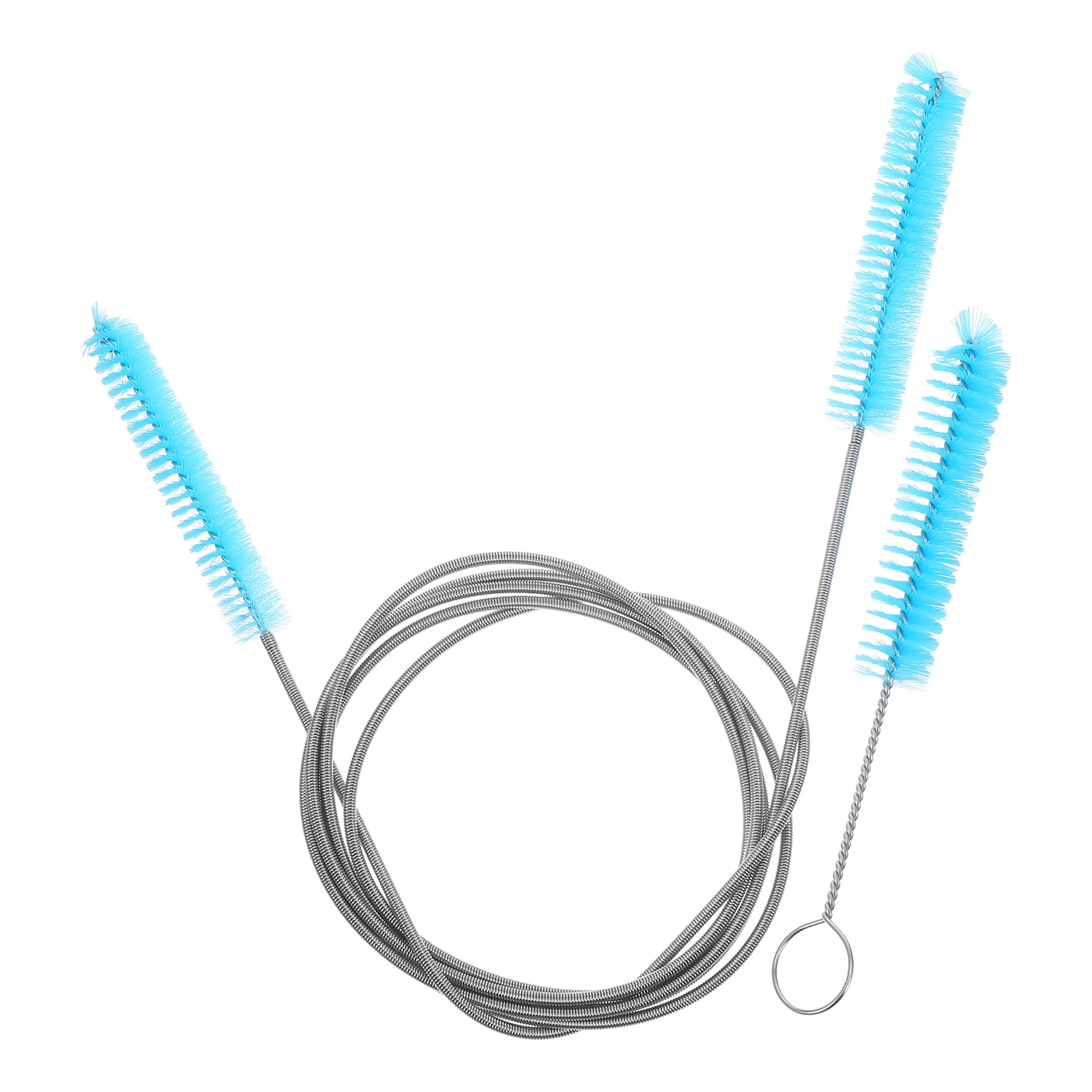 2 Pcs Cleaning Dual Head Blue Stainless Clean Steel Pipe Cleaner Spring Brush With Dual Head Brush Tube
2 Pcs Cleaning Dual Head Blue Stainless Clean Steel Pipe Cleaner Spring Brush With Dual Head Brush Tube