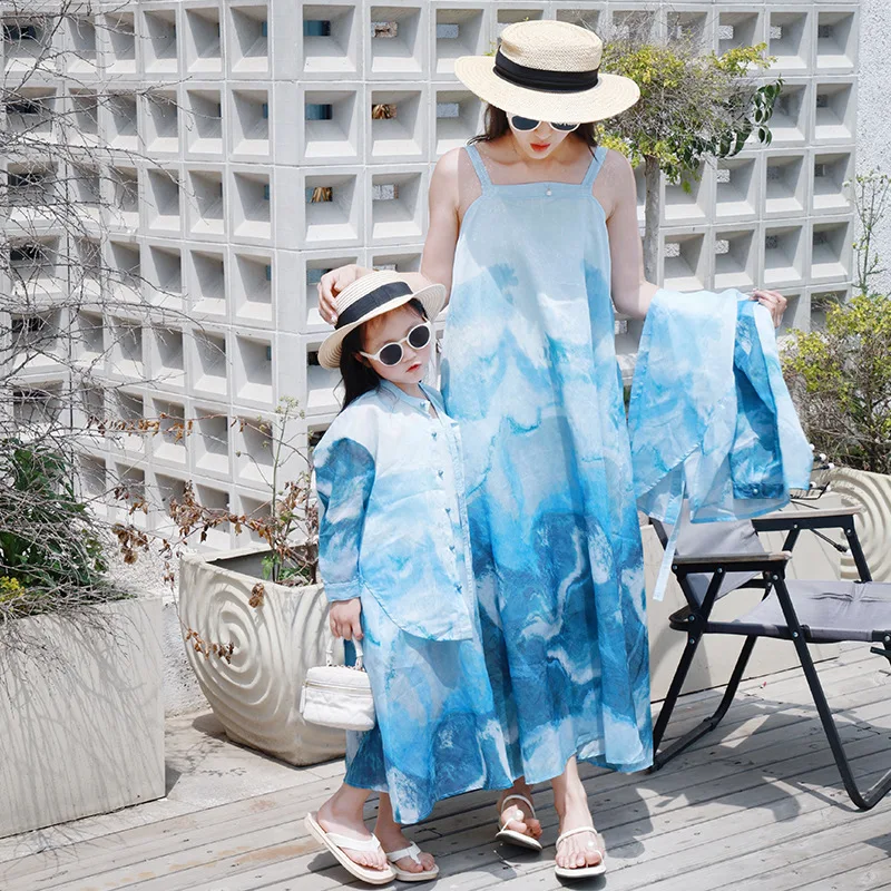 Elegant Like Mother Like Daughter Holiday Dresses Fashion Mom and Baby Girls Sleeveless Dress Coat Outfits Momy and Me Clothing
Elegant Like Mother Like Daughter Holiday Dresses Fashion Mom and Baby Girls Sleeveless Dress Coat Outfits Momy and Me Clothing
