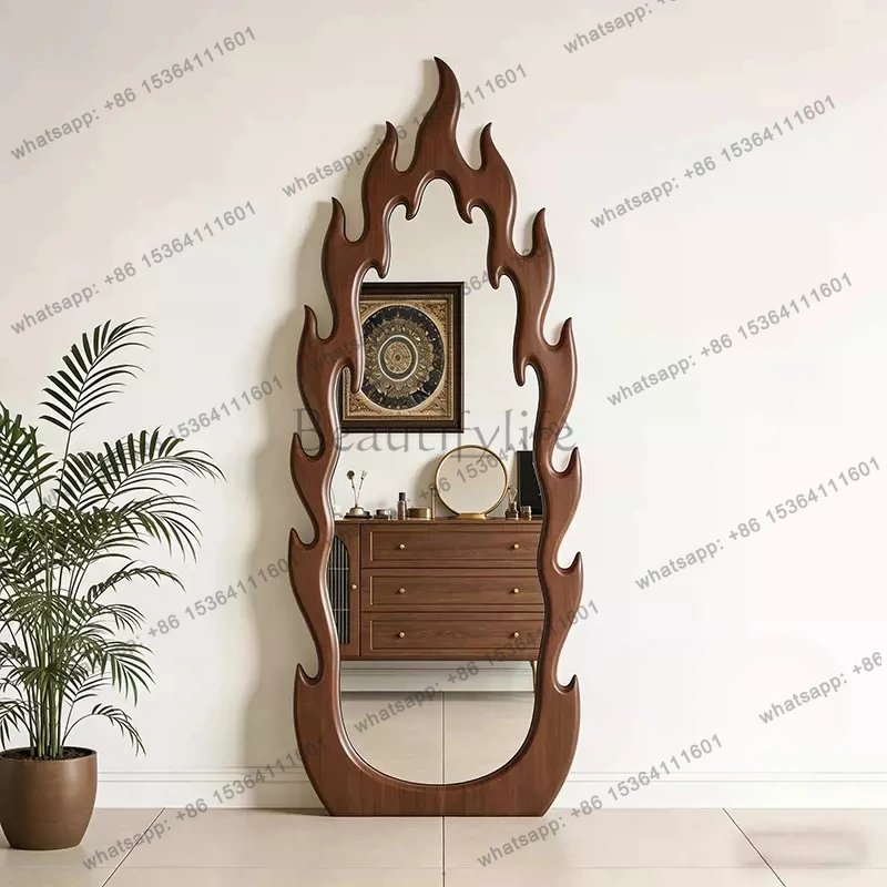 02American creative floor-to-ceiling full-length mirror, French decorative full-length mirror in the living room, ancient style
02American creative floor-to-ceiling full-length mirror, French decorative full-length mirror in the living room, ancient style
