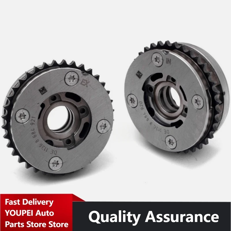 Intake and Exhaust Camshaft Adjuster (VVT Gear) for BMW Mini Cooper S (B38, B48, B58), Part Numbers: 11368684920, 11368684921
Intake and Exhaust Camshaft Adjuster (VVT Gear) for BMW Mini Cooper S (B38, B48, B58), Part Numbers: 11368684920, 11368684921