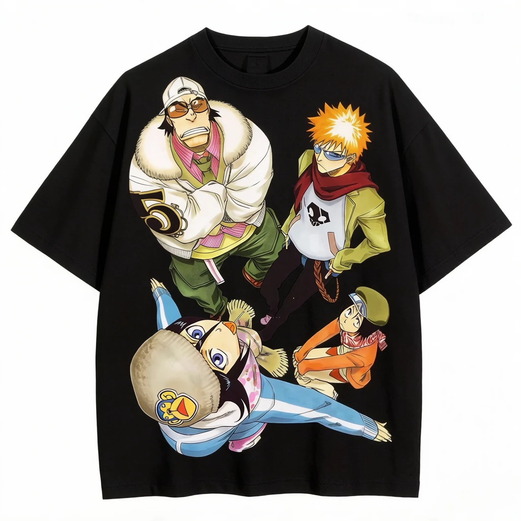 Bleach Anime Lover T Shirt Year Round Clothing Personality Clothes Plus Size Unisex Hot Product High Quality Cotton Streetwear
Bleach Anime Lover T Shirt Year Round Clothing Personality Clothes Plus Size Unisex Hot Product High Quality Cotton Streetwear