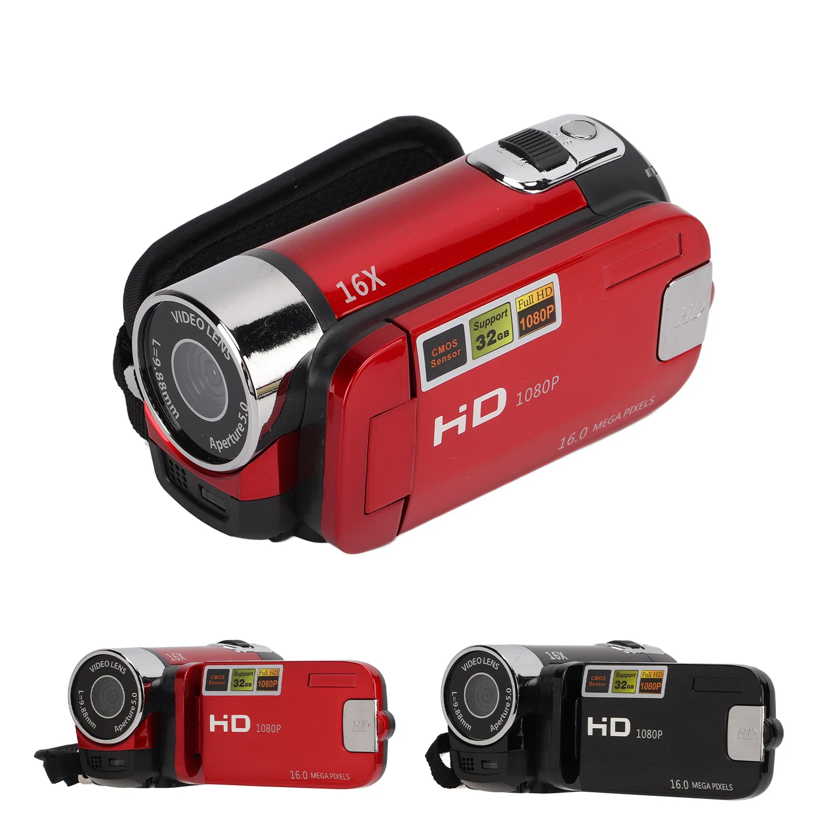 Video Camera Camcorder Full HD Camera Recorder 270° Rotation 2.7 Inch Color Screen 16X Zoom Digital Camcorders
Video Camera Camcorder Full HD Camera Recorder 270° Rotation 2.7 Inch Color Screen 16X Zoom Digital Camcorders