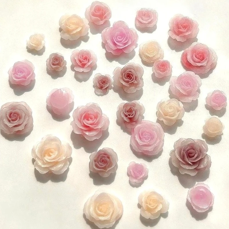 Tender Sweet Colorful Resin Rose Camellia Flower Nail Art Decoration Size Mixed Carved White Pink Manicure Accessories Wholesale
Tender Sweet Colorful Resin Rose Camellia Flower Nail Art Decoration Size Mixed Carved White Pink Manicure Accessories Wholesale
