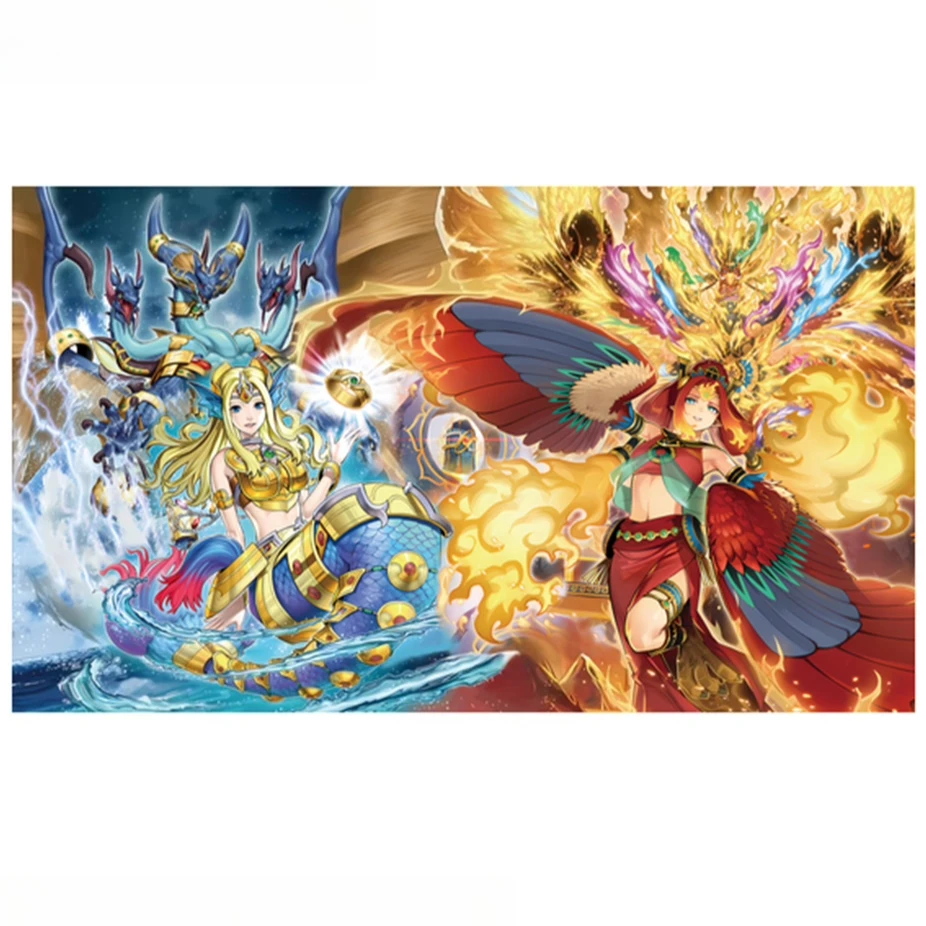 Yugioh Abyssrhine, the Atlantean Spirit & Fire King Courtier Ulcanix Play Mat Yu-Gi-Oh! TCG OCG Trading Card Duel Plate Mat
Yugioh Abyssrhine, the Atlantean Spirit & Fire King Courtier Ulcanix Play Mat Yu-Gi-Oh! TCG OCG Trading Card Duel Plate Mat