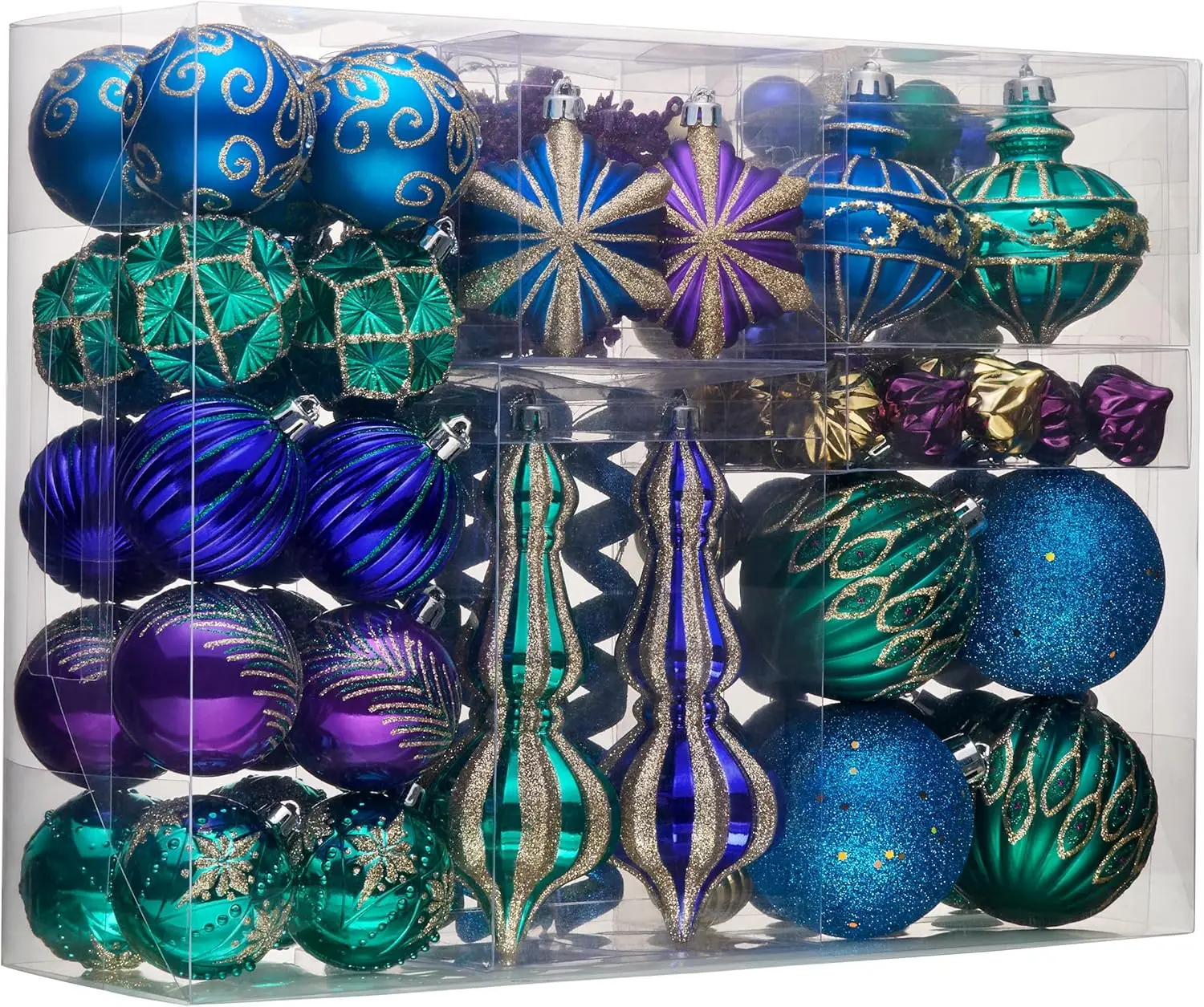 Christmas ball decorations, 120ct Christmas tree decoration set, decorative hanging decorations for Christmas holiday parties
Christmas ball decorations, 120ct Christmas tree decoration set, decorative hanging decorations for Christmas holiday parties