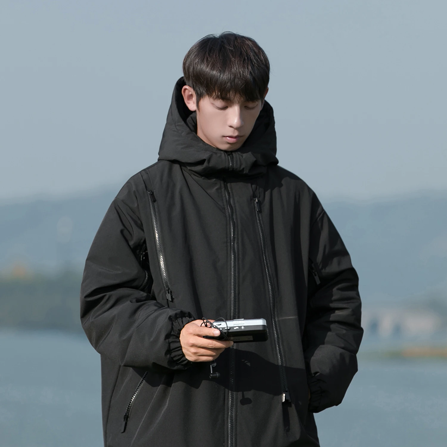 Men's Outdoor Workwear Jaet Windproof Fce Lined Zipper Decorated Loose Fit Youthful Sle Autumn Winter Cotton Coat
Men's Outdoor Workwear Jaet Windproof Fce Lined Zipper Decorated Loose Fit Youthful Sle Autumn Winter Cotton Coat