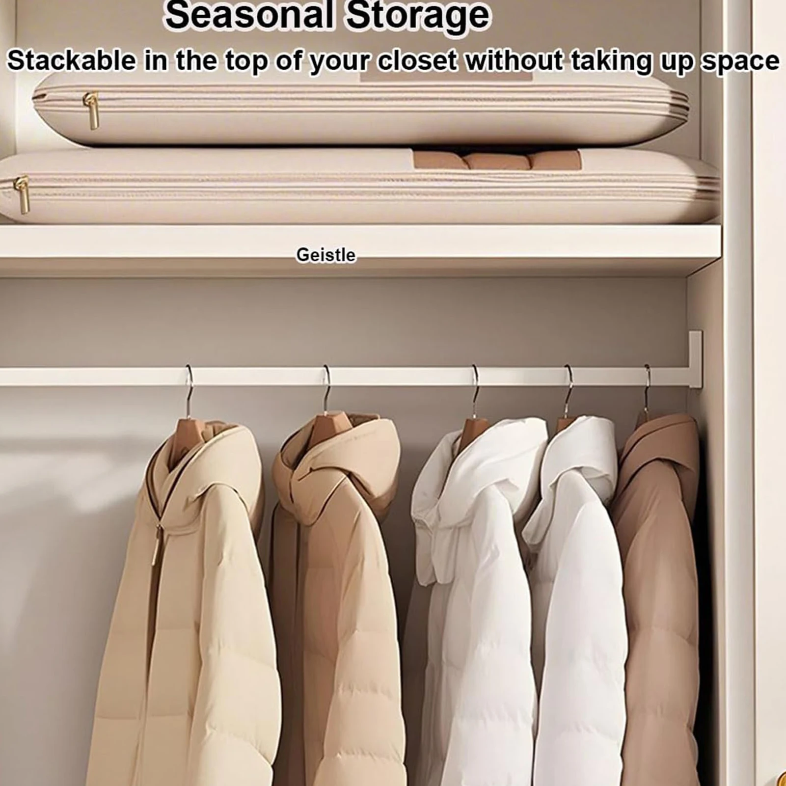 Space Saving Hanging Garment Bag with Self Compression Zipper Clothes Bags Suitable for Home Clothing Store
Space Saving Hanging Garment Bag with Self Compression Zipper Clothes Bags Suitable for Home Clothing Store