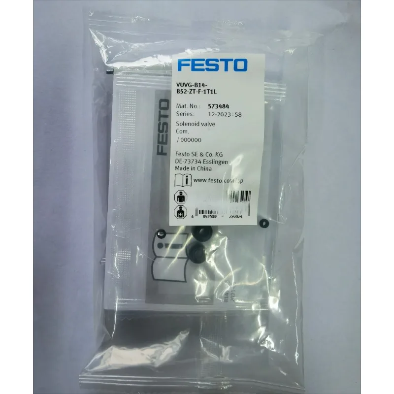 Parts forFESTO Solenoid Valve 573484 573485 VUVG-B14 B52 ZT F 1T1L
Parts forFESTO Solenoid Valve 573484 573485 VUVG-B14 B52 ZT F 1T1L
