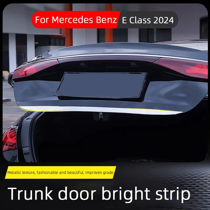 Декоративная полоса для двери багажника Mercedes Benz E Class E300L E260L 2024 из нержавеющей стали
Декоративная полоса для двери багажника Mercedes Benz E Class E300L E260L 2024 из нержавеющей стали
